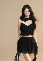 Chiffon Beach Two-Piece